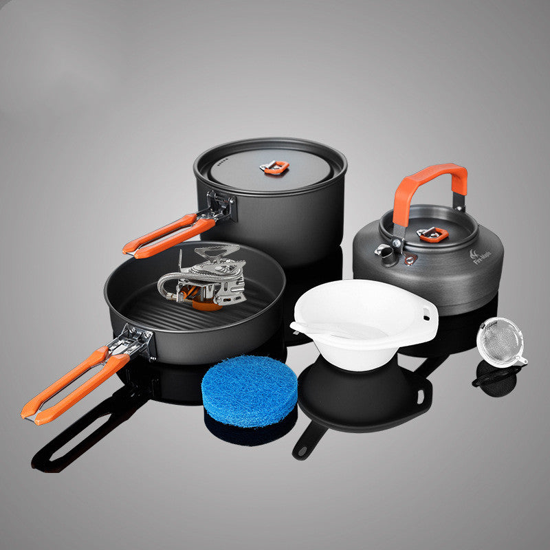 Experience the Great Outdoors with the Camping Picnic 2-3 Portable Cookware Set